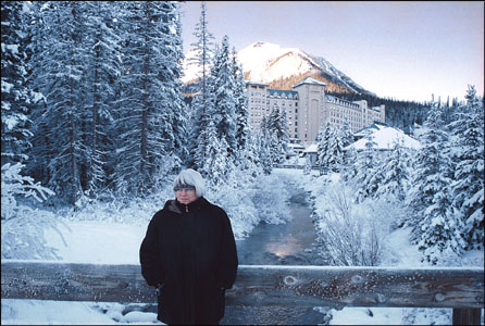 Paula Dowers at Chateau Lake Louise Banff