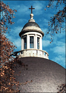Here's the dome of the Church of the Inmaculada Concepción in Belgrano, Buenos Aires