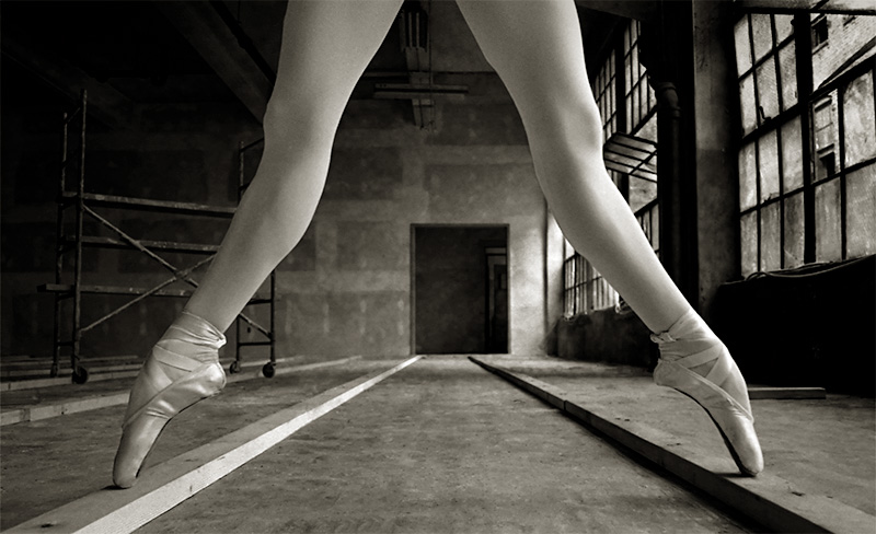 Jerilyn Doucette Dana, 1974, The Boston Ballet Company, Before the floor was laid down at the new studios at 19 Clarendon Street