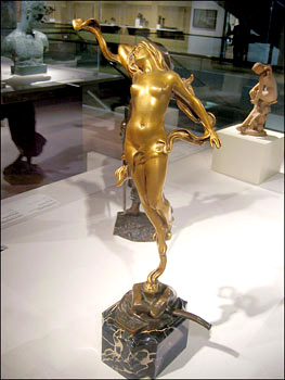 This sculpture by Louis-Philippe Hébert, held particular appeal for me. The Nicotine Sprite, 1902 