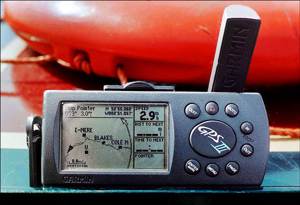 Narrowboat, Garmin GPS
