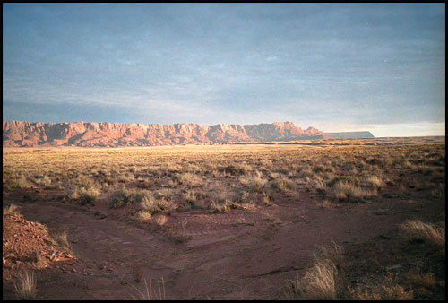 Looking across Marble Canyon at sunset