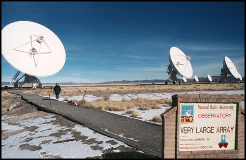 The Very Large Array National Radio Astronomy Observatory in New Mexico.