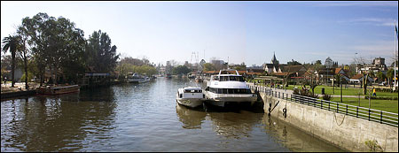 Tigre on the delta near Buenos Aires