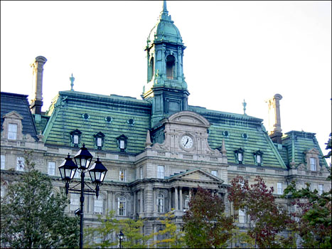 Montreal City Hall, Vieux Montreal.