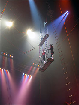 Rehearsal, Cirque du Soleil headquarters. Montreal.